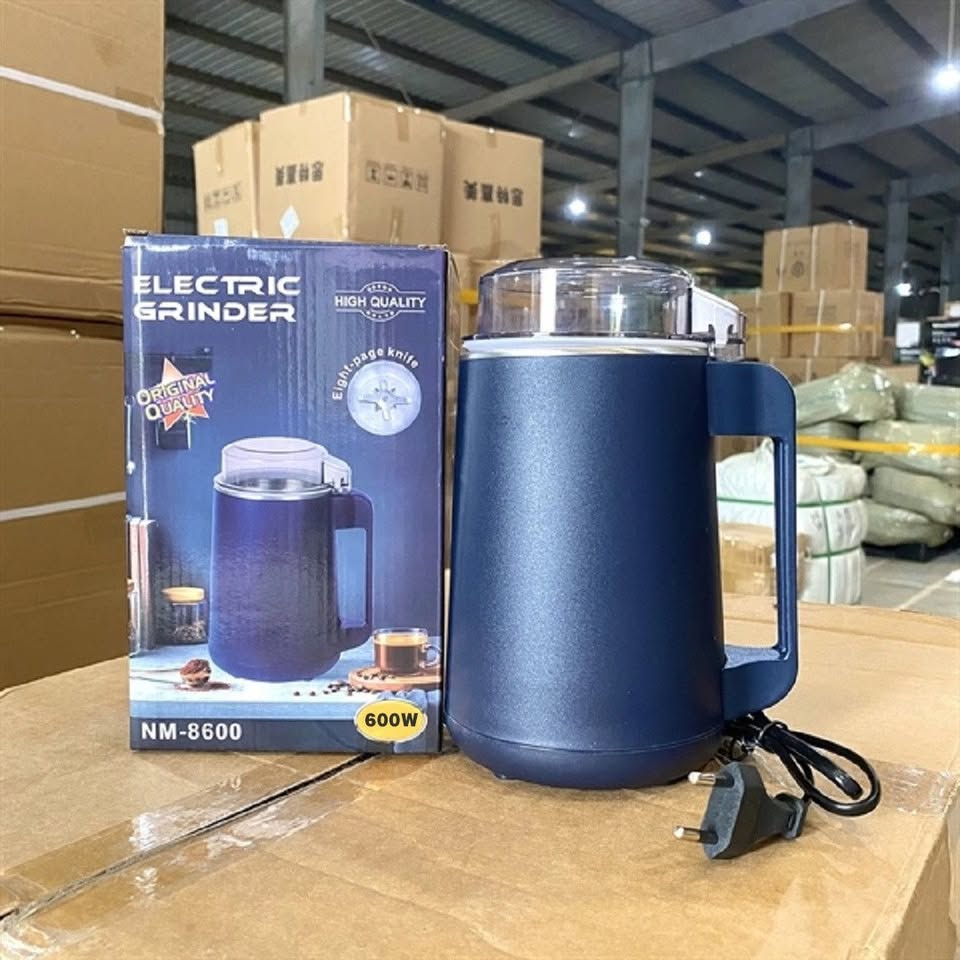 NM-8600 Electric Multi-Function Grinder, 300W Power, Stainless Steel Blades, Dry & Wet Grinding, 2 Speed Settings